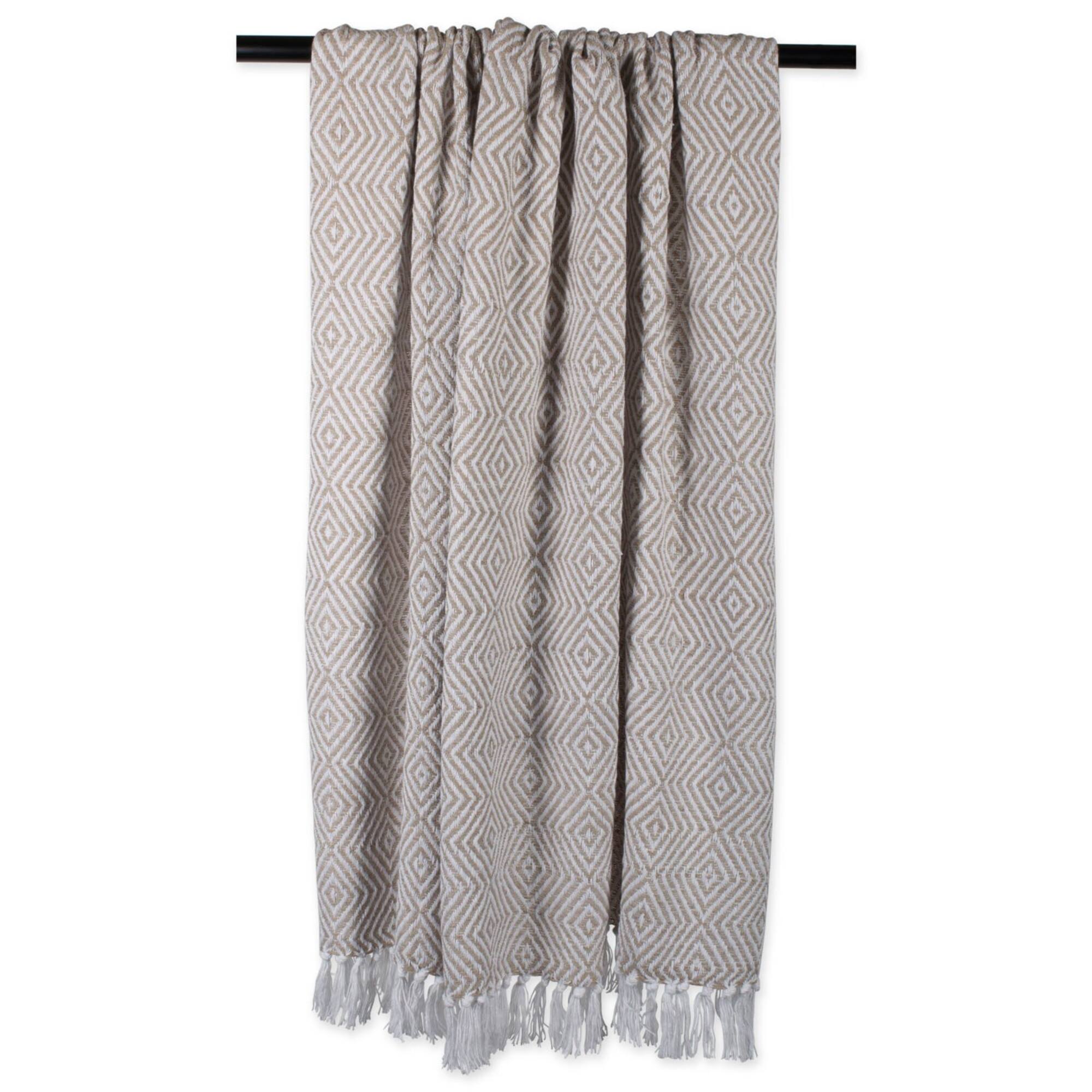DII® Stone X-Diamond Geometric Throw